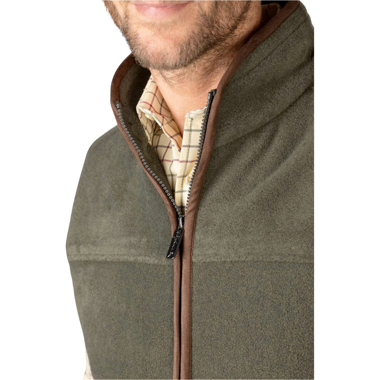 2025 Rydale Herren Huggate Vlies Weste 412610 - Khaki